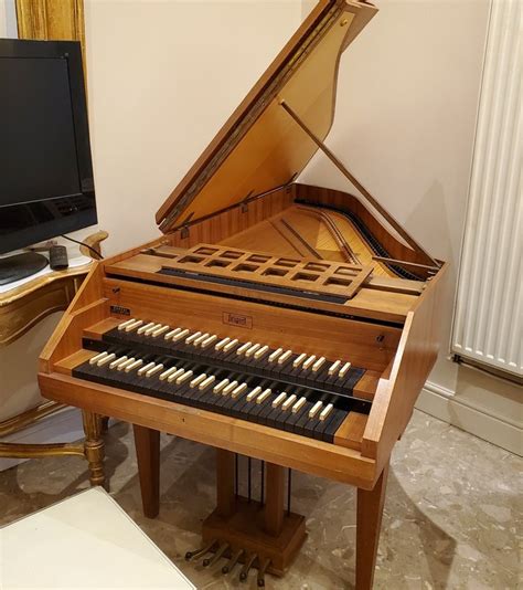 Before they can be offered for sale on this website, all pianos with ivory keys must now be registered as required by the UK Ivory Sales Act; I will need the registration number to include in the description. . Harpsichord for sale